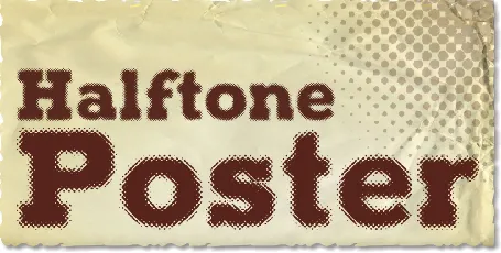 Halftone Poster Demo font