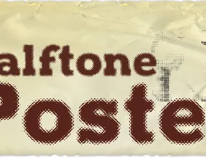 Halftone Poster Demo font