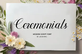 Ceremonials font