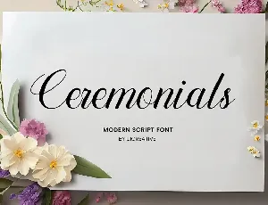 Ceremonials font