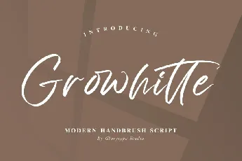 Growhitte font