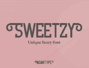 Sweetzy font