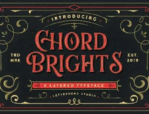 Chord Brights font