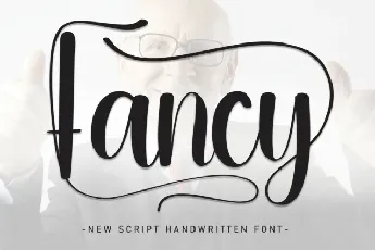 Fancy Script font