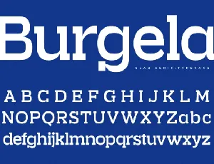 Burgela font