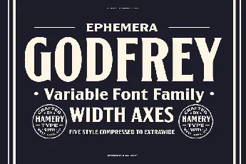 Godfrey font