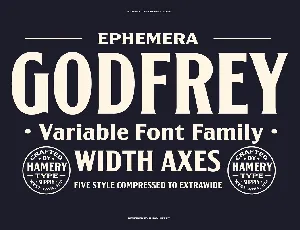 Godfrey font