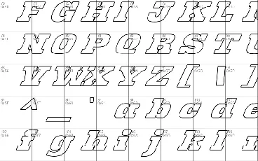 Ridge Cliff font