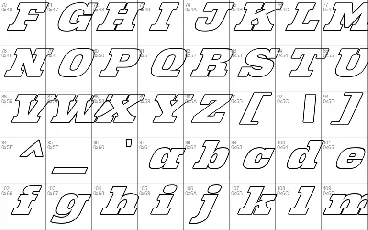 Ridge Cliff font