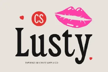 CS Lusty font