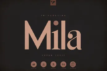 Mila Super Serif font