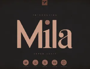 Mila Super Serif font