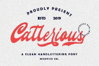 Callerious Script font