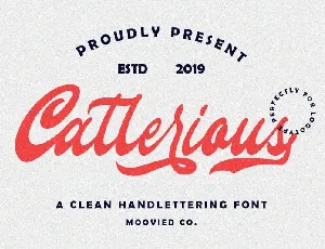 Callerious Script font