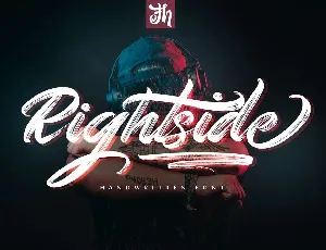 Rightside font