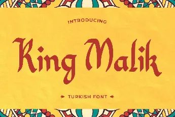 King Malik font