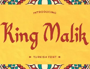 King Malik font