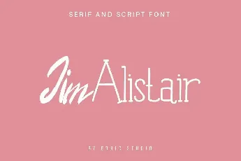 Jim Alistair Demo font