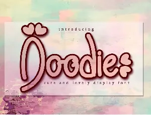 Doodie font