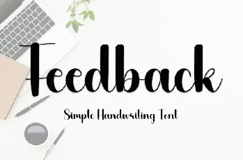 Feedback Script Typeface font