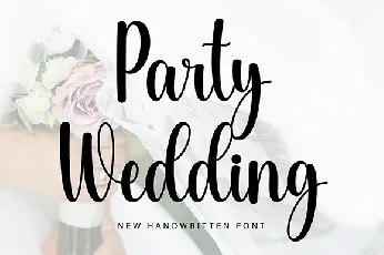 Party Wedding font