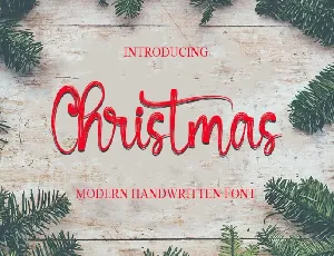 Christmas Script Typeface font