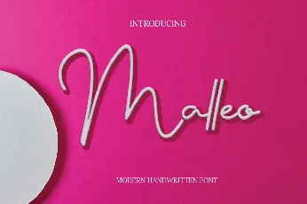 Malleo font