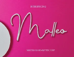 Malleo font