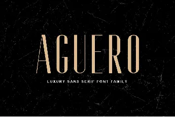 Aguero font