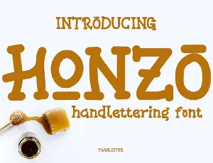 Honzo Display font