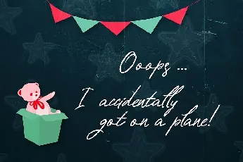 Holiday Excuses Script font