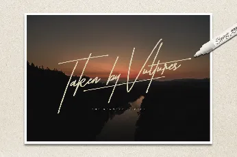 Taken by Vultures Typeface font