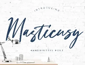 Masticusy font