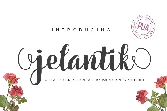 Jelantik font