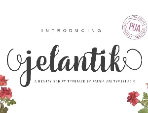 Jelantik font