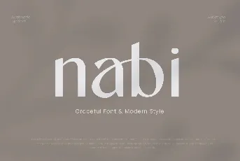 Nabi font