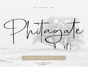 Phitagate font