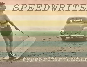 Speedwriter font