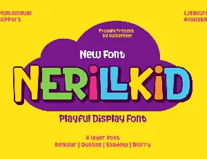 NERILLKID Trial font