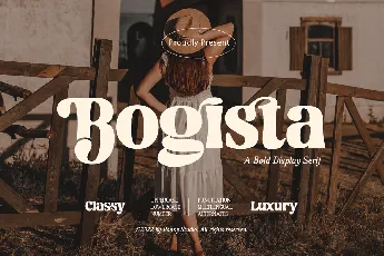 Bogista font