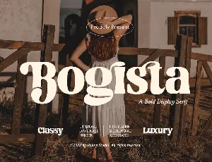 Bogista font