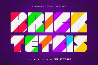 Brick Tetris font