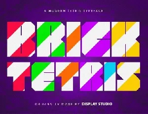 Brick Tetris font