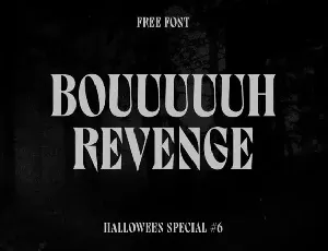 Bouuuuuh Revenge – Display font