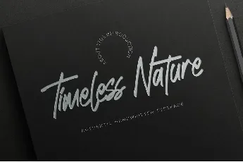 Timeless Nature font