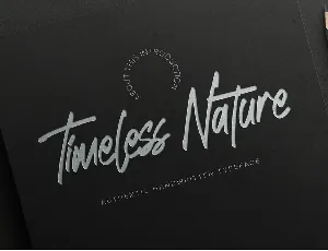 Timeless Nature font