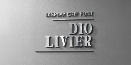 Diolivier font