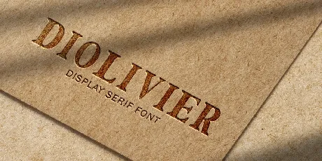 Diolivier font