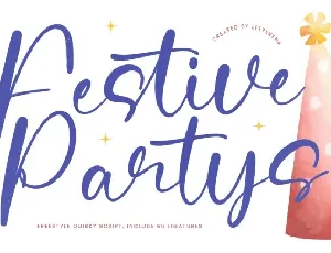 Festive Partys font