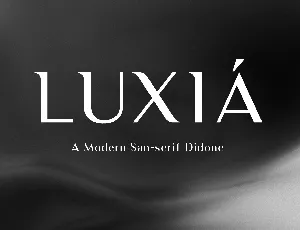 Luxia font